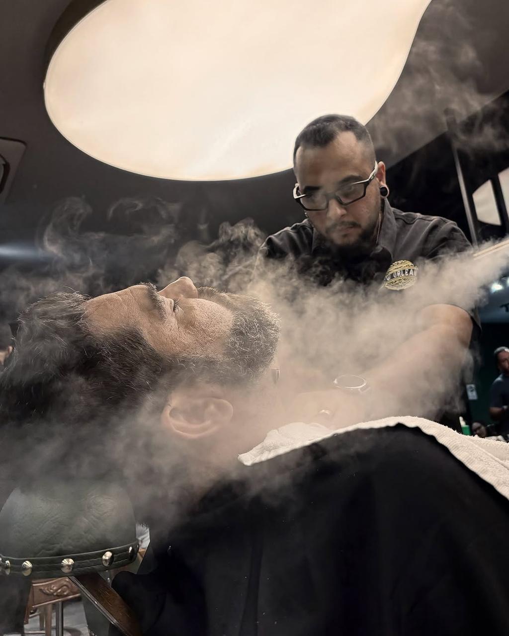 Tratamento de barba com ozônio